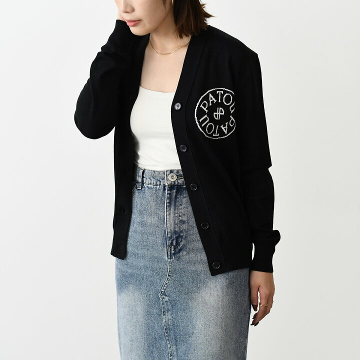 PATOU】パトゥカットワークカラーカーディガン 関税&送料込】Patou  