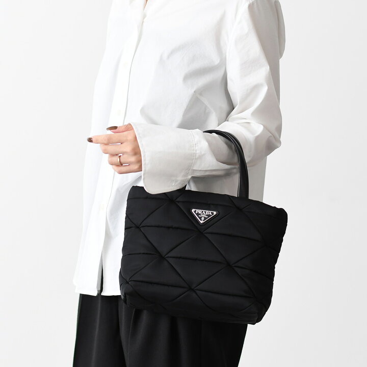 楽天市場】PRADA プラダ バッグ Re-Nylon パデッド トートバッグ  