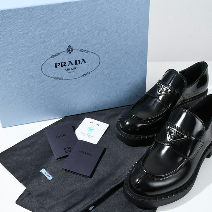 楽天市場】PRADA プラダ ローファー シューズ チョコレートブラッシュ 