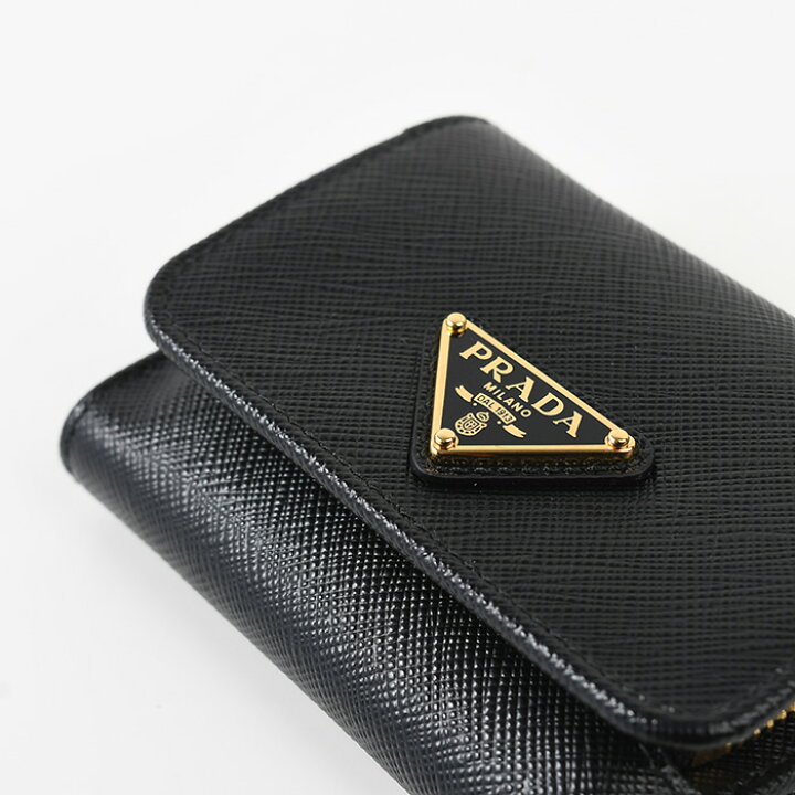 楽天市場】PRADA プラダ 三つ折り財布 ウォレットサフィアーノ 