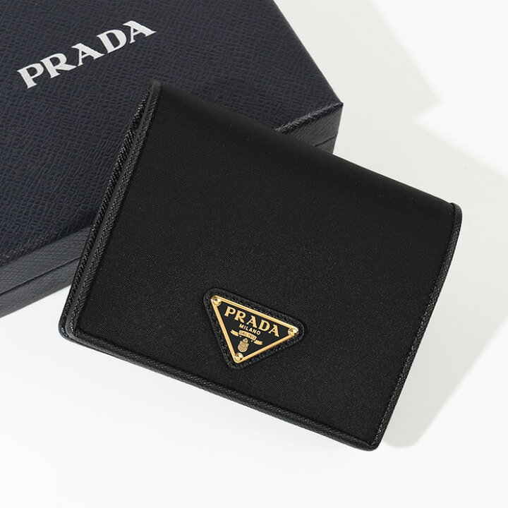楽天市場】PRADA プラダ 二つ折り財布 ウォレット Re-Nylon リナイロン  