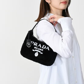 PRADA プラダ バッグ ハンドバッグ 1NE515 2FMG Re-Edition 2000 ミニバッグ テリー レディース NERO BIANCO ブラック ホワイト ファブリック 人気 おすすめ ギフト