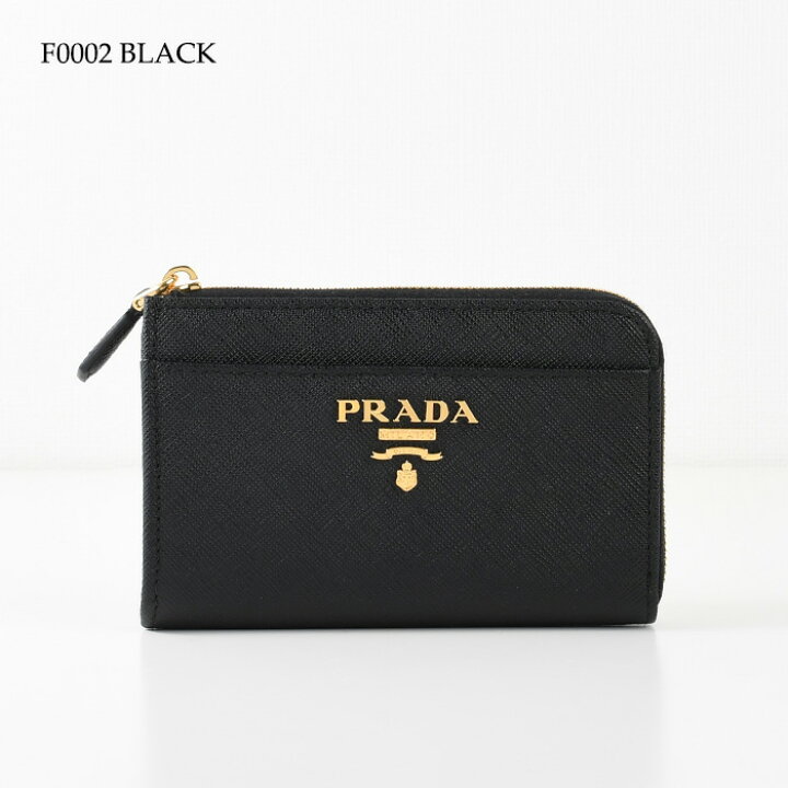 美品 PRADA プラダサフィアーノレザー キーケース ブラック 6連 NERO 