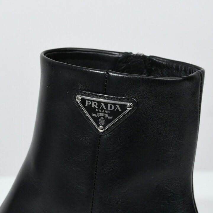 楽天市場】PRADA プラダ ブーティー 靴 レザー 1T232N 070 ブーツ  