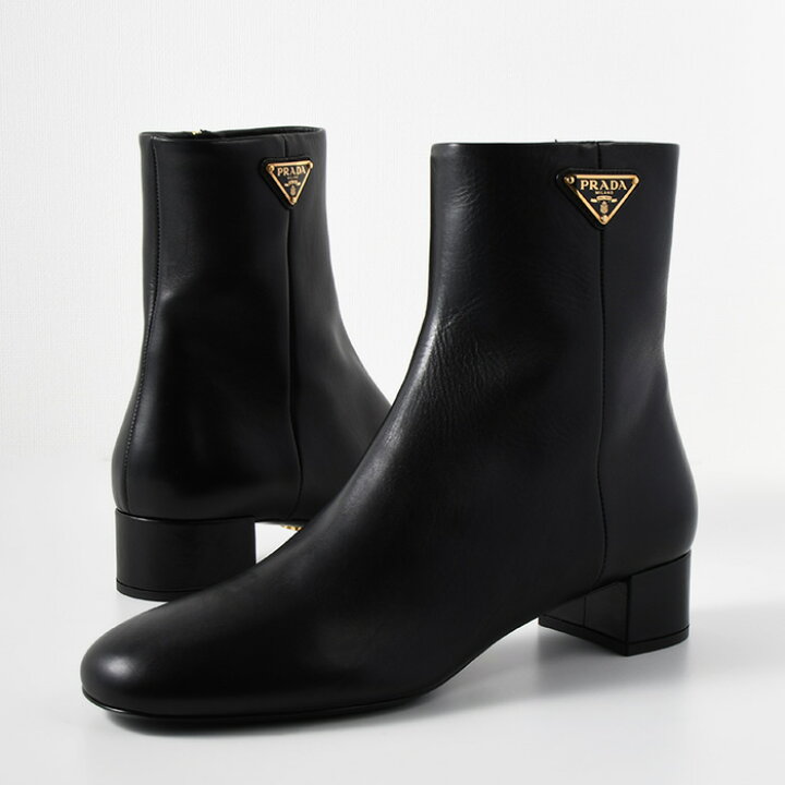 楽天市場】PRADA プラダ ブーツ シューズ 1T607N 070 アンクルブーツ 