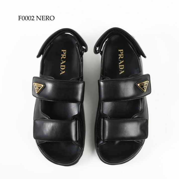 楽天市場】【P5倍&5％OFFクーポン】PRADA プラダ サンダル フラット  