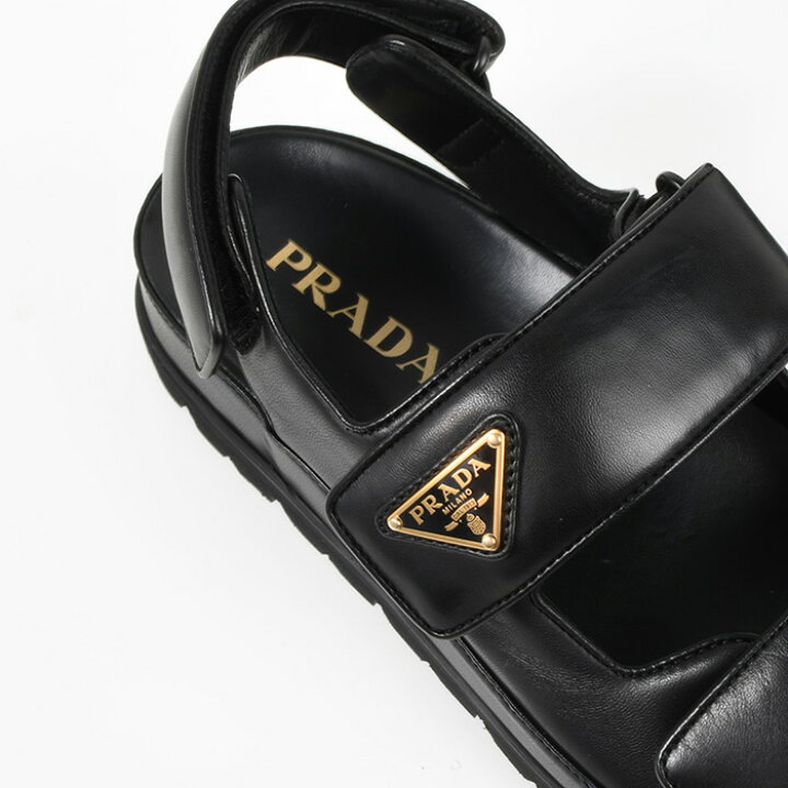 楽天市場】【P5倍&5％OFFクーポン】PRADA プラダ サンダル フラット  