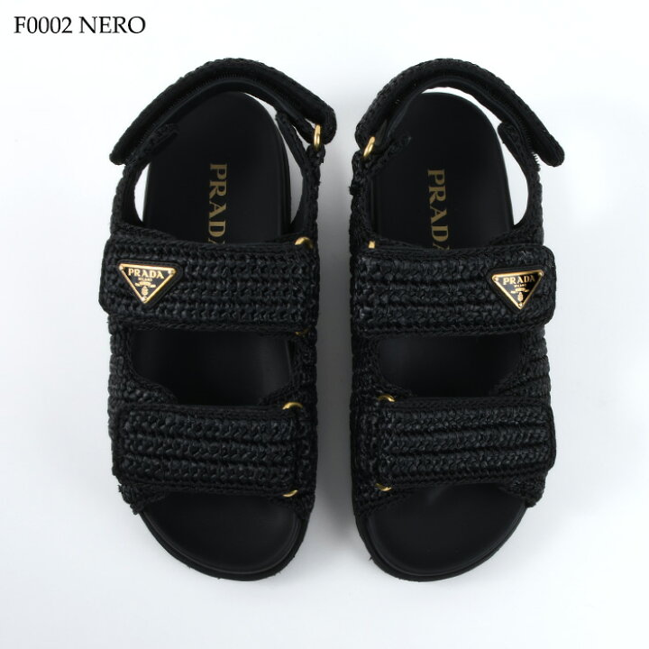楽天市場】PRADA プラダ サンダル シューズ クロシェ 1X440N 2C2T 