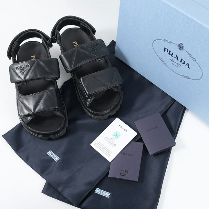楽天市場】【P5倍&10％OFFクーポン対象】PRADA プラダ サンダル  