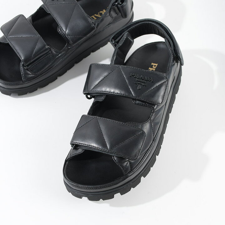 楽天市場】PRADA プラダ サンダル シューズ スポーツサンダル 1X721MD 