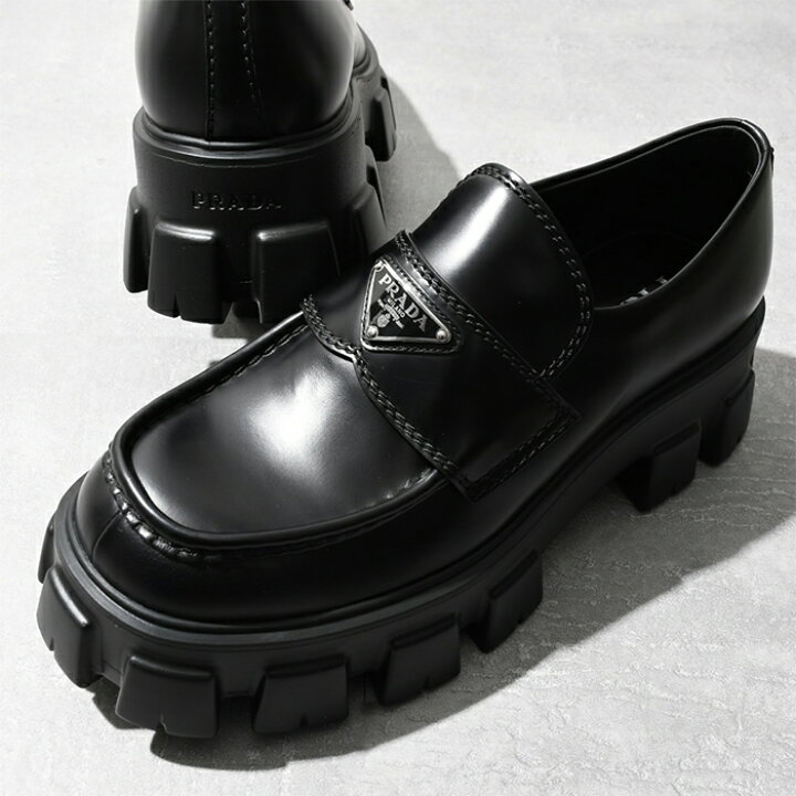 楽天市場】PRADA プラダ ローファー シューズ 2DE129 B4L 靴 NERO 