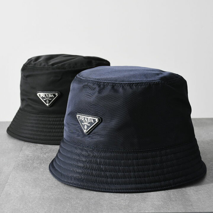 楽天市場 Prada プラダ バケットハット Re Nylon 帽子 ハット 三角ロゴ レディース 2hc137 2dmi トライアングル ロゴ Black ブラック Bleu ブルー ナイロン ユニセックス バケハ カジュアル 人気 おすすめ ギフト プレゼント セレクトショップfelice