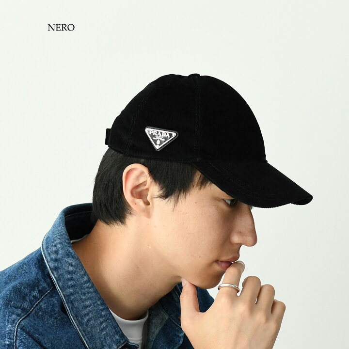 楽天市場】PRADA プラダ 帽子 キャップ コーデュロイ 2HC2741JHC 