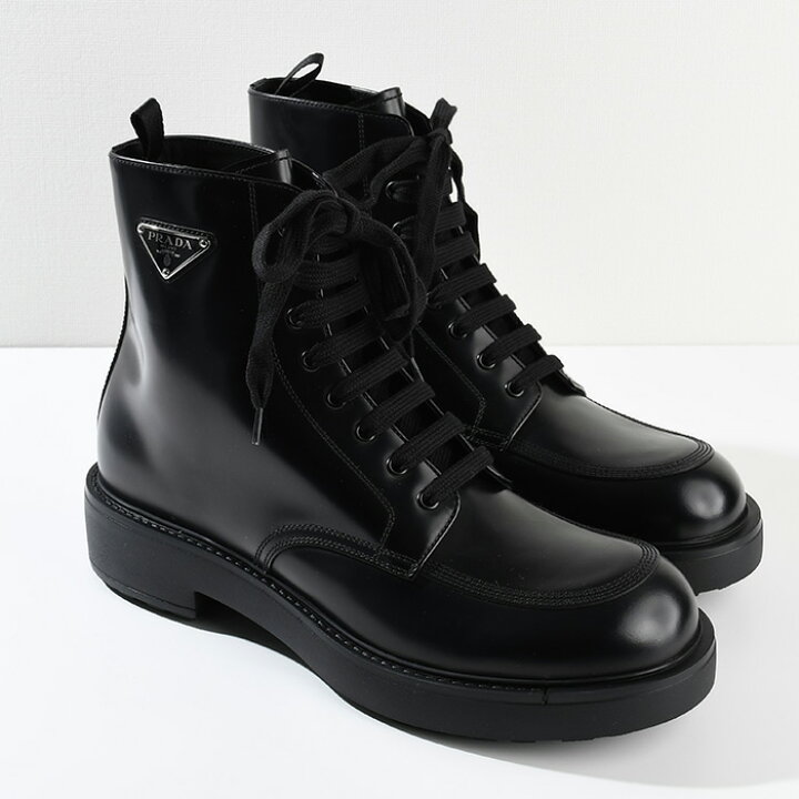 楽天市場】PRADA プラダ ブーツ 靴 ブラッシュドレザー 2TG220 055 