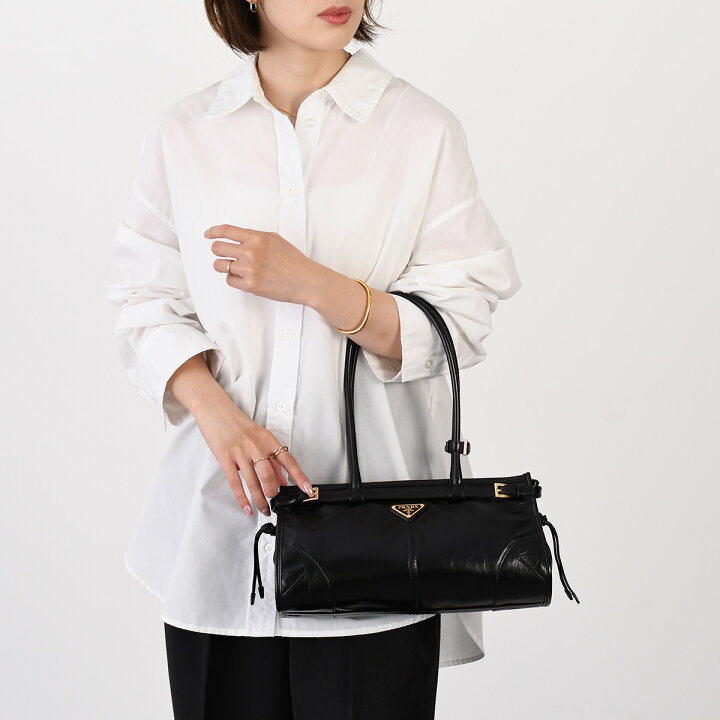 楽天市場】PRADA プラダ バッグ 鞄 ボニー Bonnie ミディアム レザー 