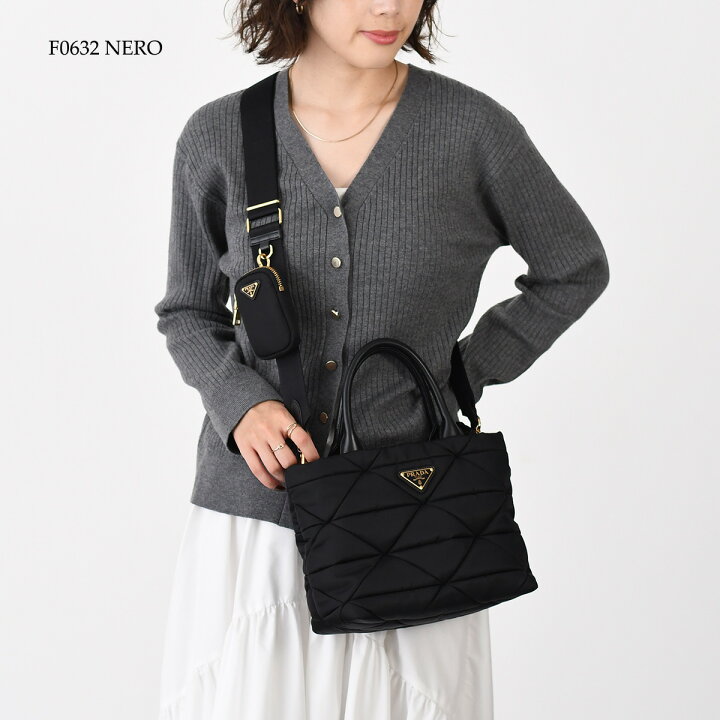 楽天市場】PRADA プラダ バッグ Re-Nylon パデッド トートバッグ 