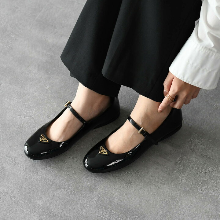 楽天市場】【P10倍対象】PRADA プラダ シューズ フラットシューズ  