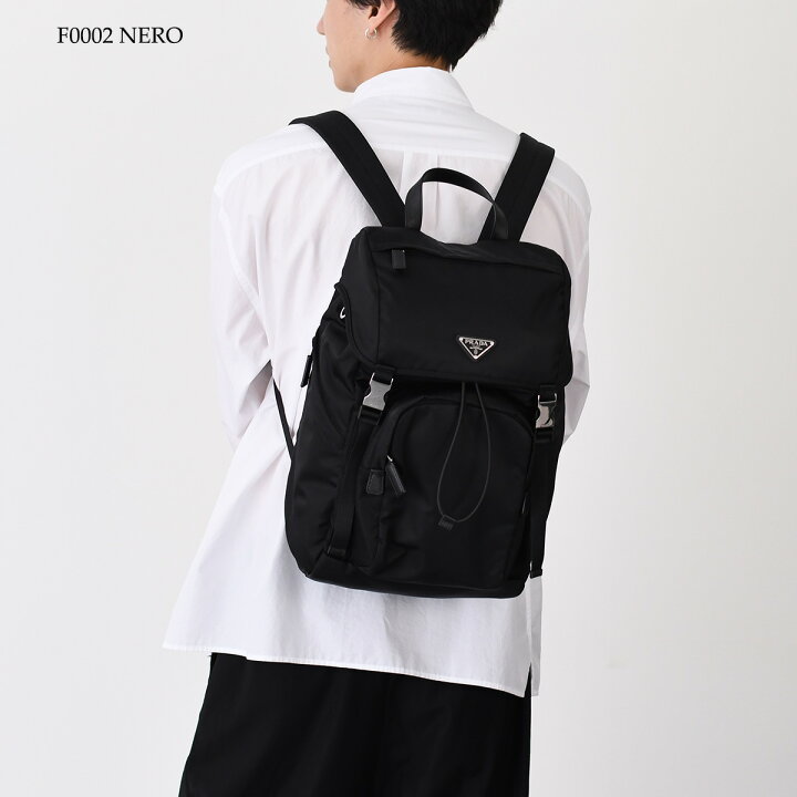 楽天市場】PRADA プラダ バックパック Re-Nylon SAFFIANO リュック 