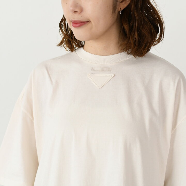 楽天市場】PRADA プラダ トップス ジャージー Tシャツ 3558A 12ZB 