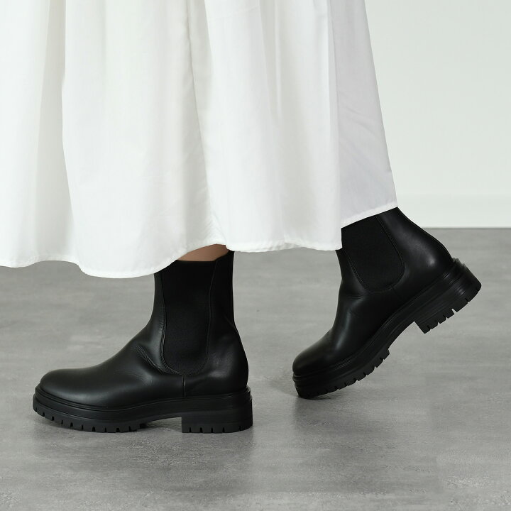 楽天市場】GIANVITO ROSSI ジャンヴィトロッシ チェルシーブーツ ボア 