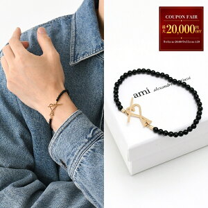 �y�ő�2���~OFF�N�[�|���zAMI PARIS �A�~�p���X �u���X���b�g �A�N�Z�T���[ Ami De Coeur �T�}�[�p�[�� UJW457 HW0017 �����Y ���j�Z�b�N�X �S�[���h �u���b�N �^�J �u���b�N�u���X ���SAMI ALEXANDRE MATTIUSS