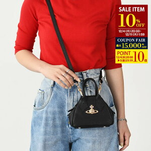 y10OFFΏہ28HP10{zVivienne Westwood BBA EGXgEbh obO nhobO V_[obO MINI YASMINE V_[obO 45030009 L001N fB[X ubN 2WAY ~jobO