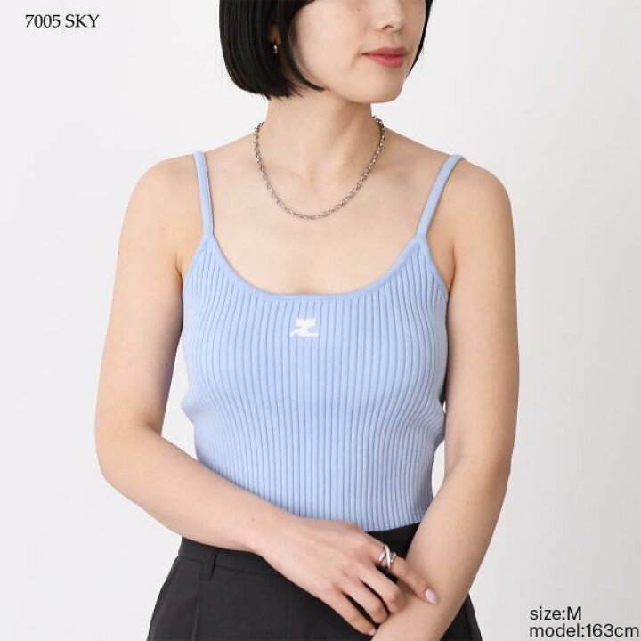 楽天市場】【限定ポイント10倍】Courreges クレージュ キャミソール 