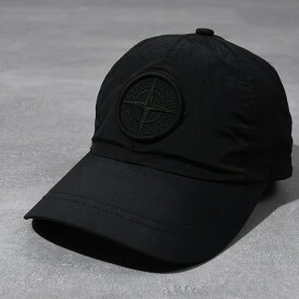STONE ISLAND ストーンアイランド キャップ 帽子 801599576 REGENERATED ナイロンキャップ メンズ ブラック 黒 カジュアル シンプル ベースボールキャップ 人気 おすすめ ギフト