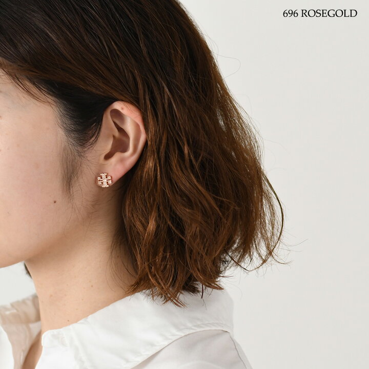 TORY BURCH」 イヤリング（両耳用） ONE SIZE ゴールド レディース 