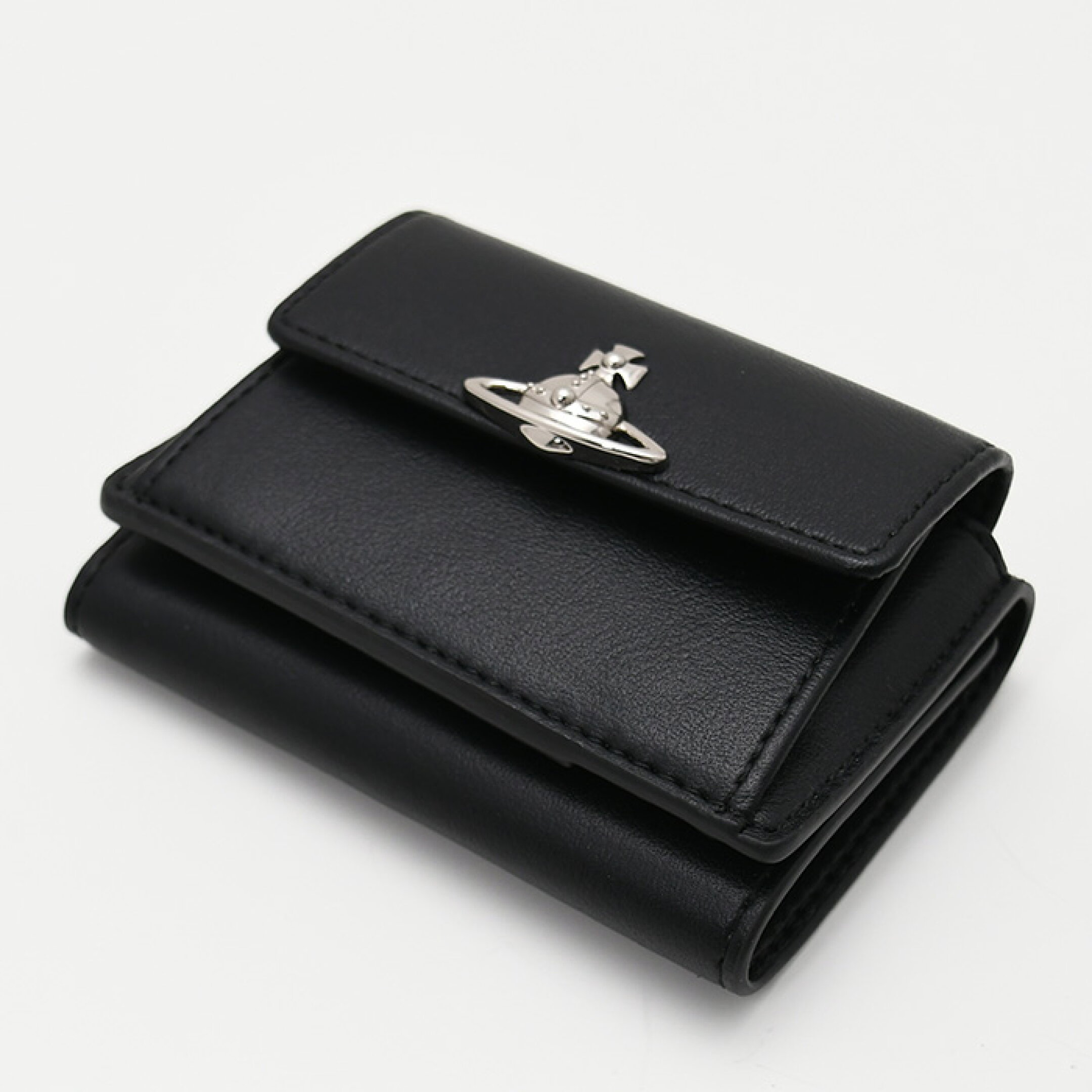 Vivienne Westwood ヴィヴィアン ウエストウッド 三つ折り財布 ウォレット PU SMOOTH スムース 5115002TW S0026 レディース イエロー ピンク グリーン ブラック オーブモチーフ フェイクレザー 