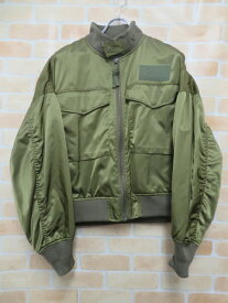 【中古】 VOTE MAKE NEW CLOTHES ボートメイクニュークローズ ミリタリージャケット 21FW-0016 オリーブ M 111371522