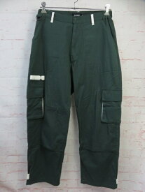 【中古】 X-LARGE エクストララージ ADJUSTABLE WORK PANT ワークパンツ 101213031020 グリーン 34 991771972