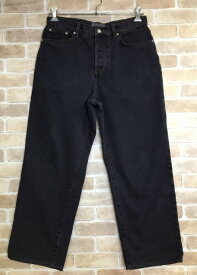 【中古】 STUSSY ステューシー ブラックジーンズ Big Ol jean デニム 116599 ボタンフライ ブラック 30 33833910