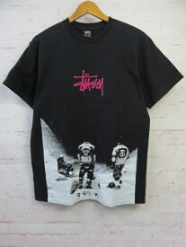 【中古】 STUSSY ステューシー Tシャツ TOKYO DAIBA CHAPTER 1th Anniversary 台場チャプト 半袖 ブラック M 991782129