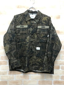 【中古】 WTAPS ダブルタップス JUNGLE LS SHIRT. 192WVDT-SHM01S ブラウン 01 111387736