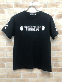 【中古】 A BATHING APE × mastermind JAPAN アベイシングエイプ Tシャツ 001TEC731956X ブラック S 111357495