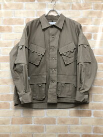 【中古】 WTAPS ダブルタップス MODULAR LS COTTON RIPSTOP 212BRDT-SHM03 ベージュ系 1 111432794