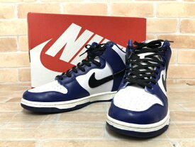 【中古】 箱有 NIKE ナイキ WMNS DUNK HIGH DD1869-400 ホワイト×ブルー US11.5 111436716