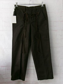 【中古】タグ付 elephant TRIBAL fabrics エレファントトライバルファブリックス ワークパンツ E20FW-MN83A ブラウン XS 991901433