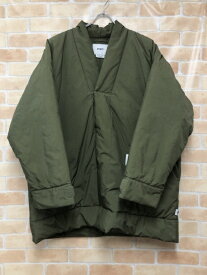 【中古】 WTAPS ダブルタップス ダウンジャケット 182GWDT-JKM01 カーキ 3 111447367