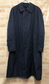 【中古】 BURBERRY バーバリー ステンカラーコート ライナー付 ネイビー 111445620