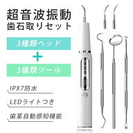 【クーポンで3,000円→2,700円！】歯石取り 家庭用歯石取りセット 口腔洗浄器 超音波 スケーラー 歯石 除…