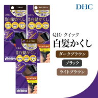 【まとめ買いで200円OFF＋特典あり】DHC Q10 クイック白髪かくし SS ダークブラウン ブラック ライトブラ…