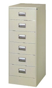 【送料無料】【2列型】B6/6段ファイリングキャビネット【鍵付き】スチールキャビネット/オフィス収納庫オフィス家具/事務用品/書庫メーカー品/日本製/錠付き