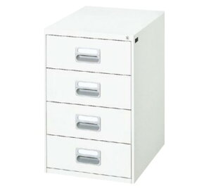 【送料無料】B6サイズ(B6/2)(ホワイト)ファイリングキャビネット【錠付】スチールキャビネット/オフィス収納庫オフィス家具/事務用品/書庫メーカー品/日本製/錠付き