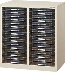 【送料無料/車上渡し】W640×D400×H700mm/B4 浅型引出し32B4判プラスチック引出し/レターケース法人様限定販売/アレンジャー整理ケース/書庫/書類収納/スチール家具工場備品/オフィス家具/学校業