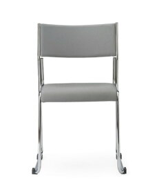 【送料無料】【4脚セット】MG-C（F5）スタッキングチェア・会議イスクロームタイプ【布張り・4色選択】オフィス家具 会議 チェア/椅子