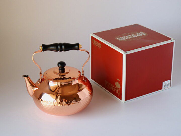 楽天市場】【在庫限りで終了です！】COPPER100 銅製やかん 2.0L 木製  