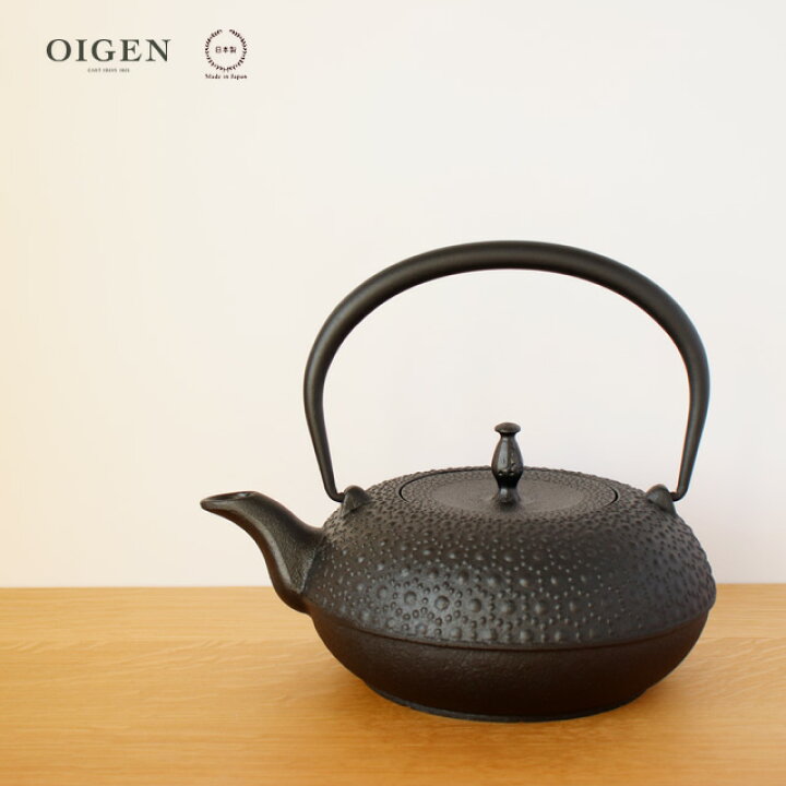 楽天市場】OIGEN ( 及源鋳造 ) 鉄瓶 東雲亀甲 1L【 送料無料 南部鉄器 