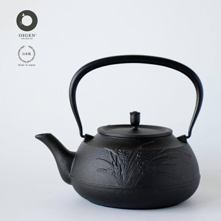 楽天市場】OIGEN ( 及源鋳造 ) 鉄瓶 水仙丸ツル 1.6L【 送料無料 南部  